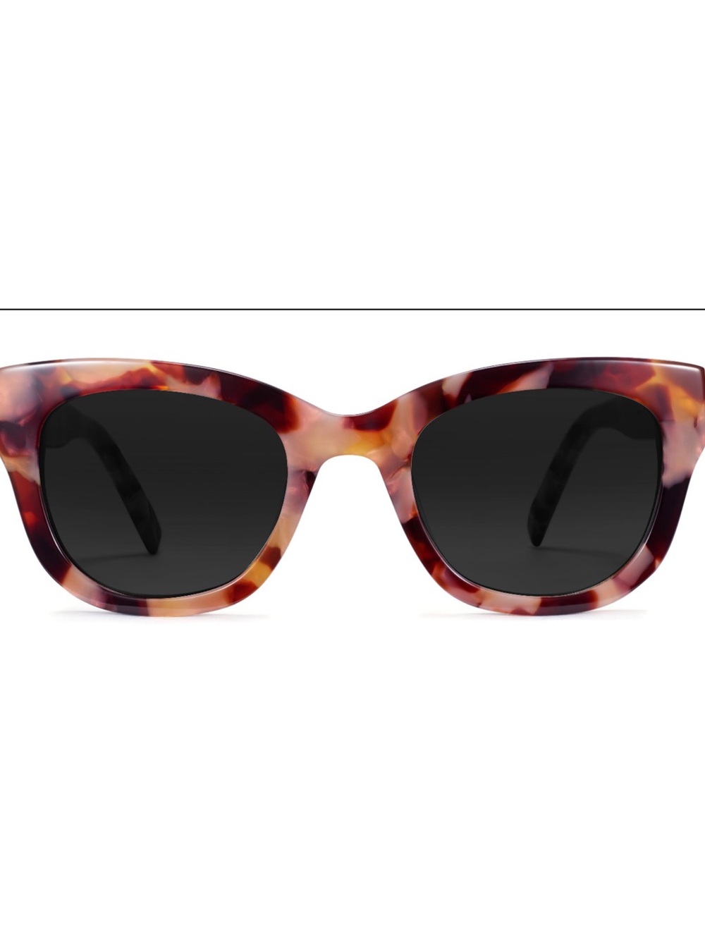 Warby Parker Gemma Adobe Tortoise Sunglasses Wide 52-22-142 Brown Square